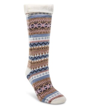 Chaussettes en tricot à motif Jacquard pour femmes, Denver Hayes