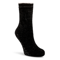 Denver Hayes Women's Chenille Super Soft Knit Socks Front_Angled_Right