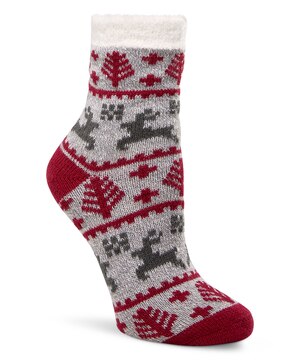 Chaussettes à imprimé de renne pour femmes, Heritage, WindRiver