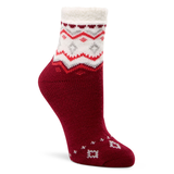 Chaussettes à imprimé diamant pour femmes, Heritage, WindRiver Front_Angled_Right