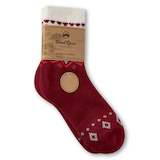 Chaussettes à imprimé diamant pour femmes, Heritage, WindRiver Front_Flat