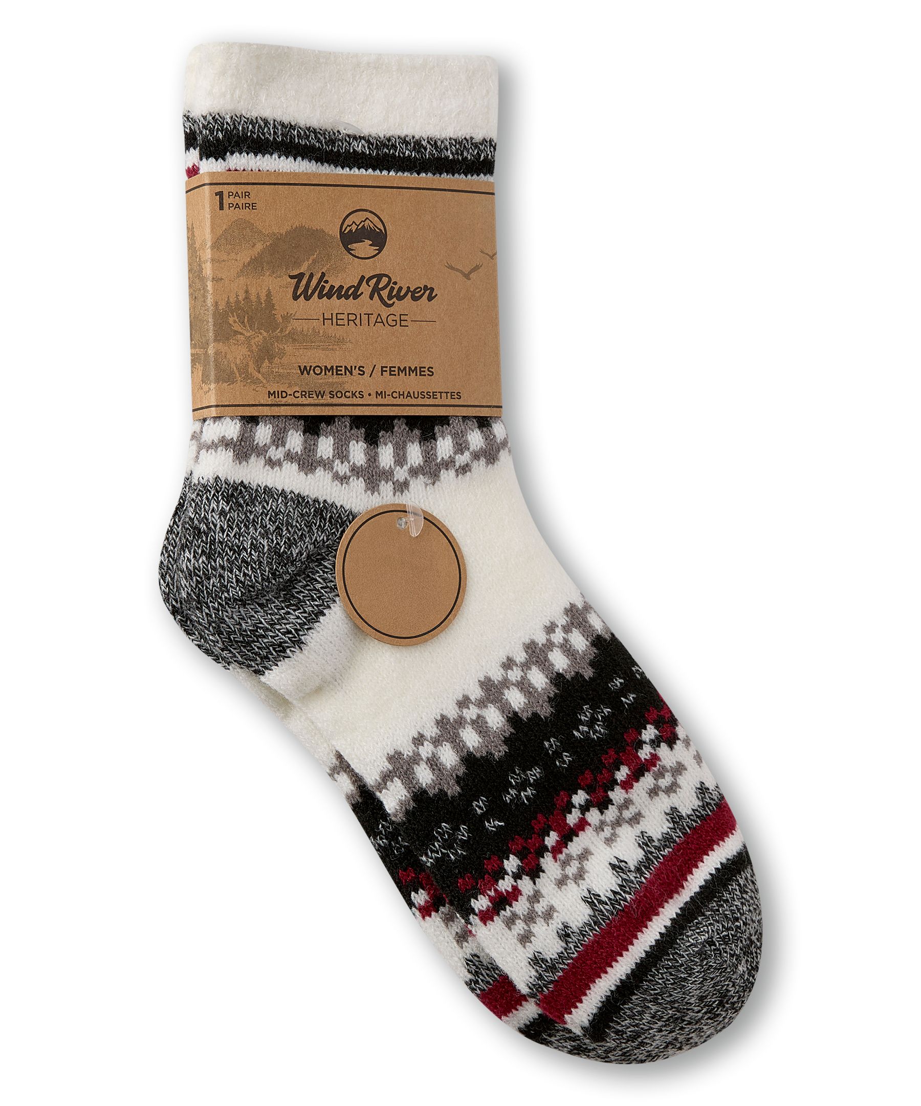 WindRiver Women's Heritage Stripe Socks