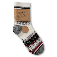 Chaussettes à rayures pour femmes, WindRiver Front_Angled_Right