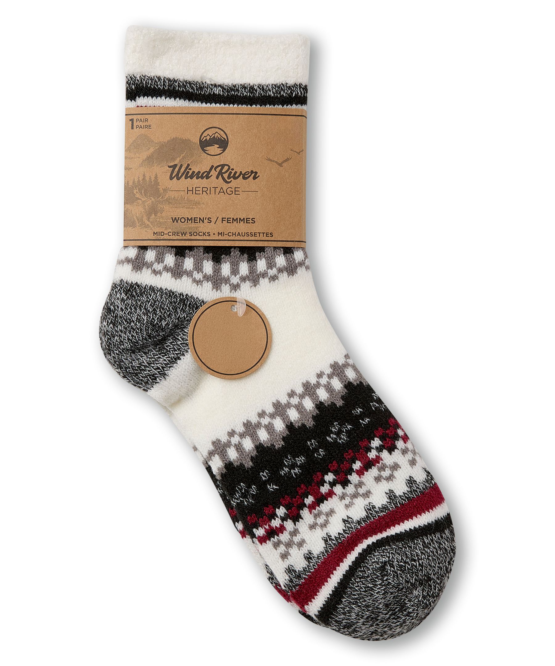WindRiver Women's Heritage Stripe Socks