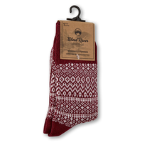Chaussettes pour bottes pour femmes, Heritage, WindRiver Front_Angled_Right