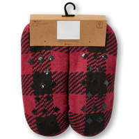 Chaussons à carreaux pour femmes, Heritage, WindRiver Back_Flat