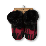 WindRiver Women's Heritage Plaid Bootie Socks Front_Flat