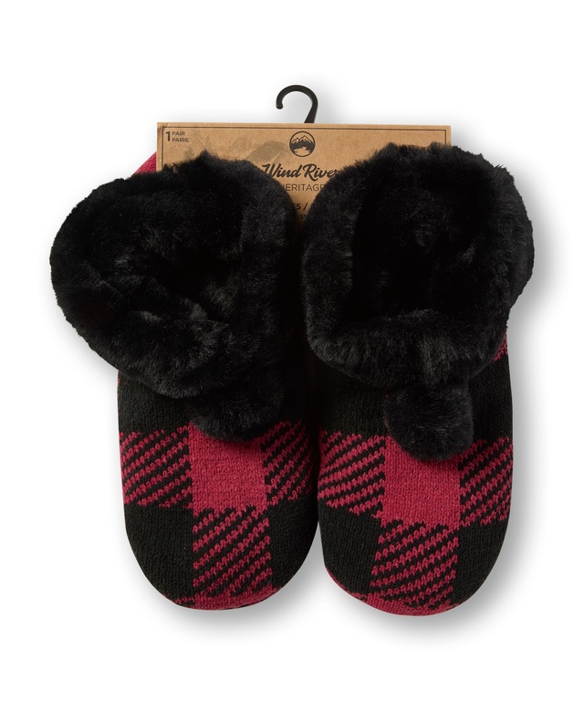 WindRiver Women's Heritage Plaid Bootie Socks