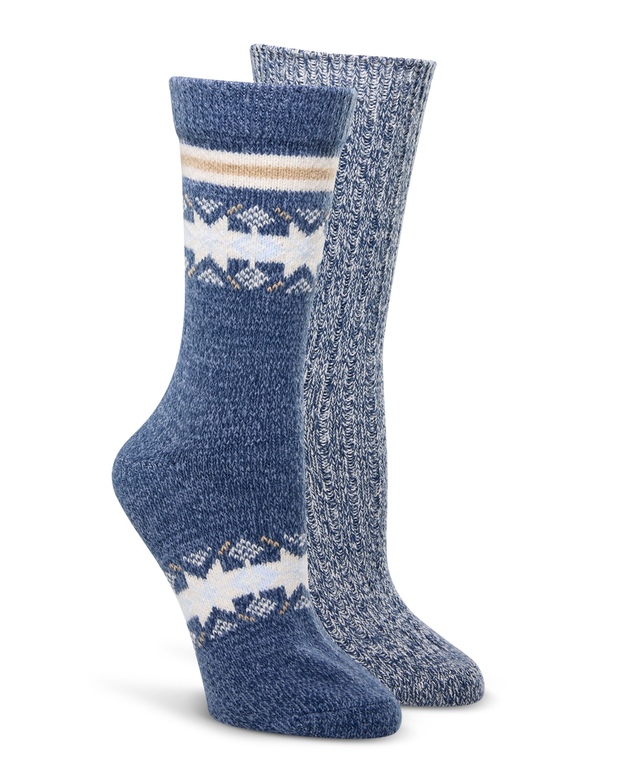 WindRiver Women's 2 pk Heritage Supersoft Socks