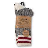 WindRiver Women's 2 pk Heritage Supersoft Socks Front_Angled_Right