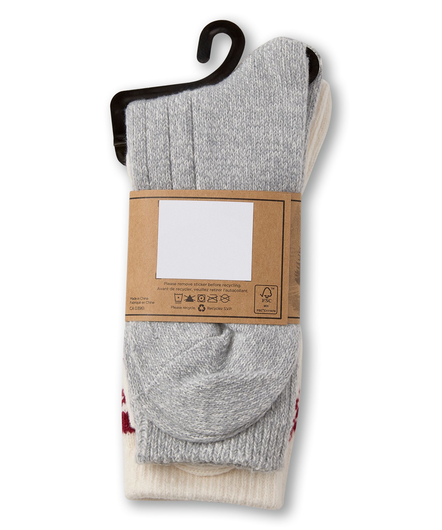 Chaussettes ultradouces pour femmes, Heritage, WindRiver, paquet de 2&nbsp;paires