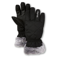 WindRiver Women's T-Max Faux Fur Cuff Gloves