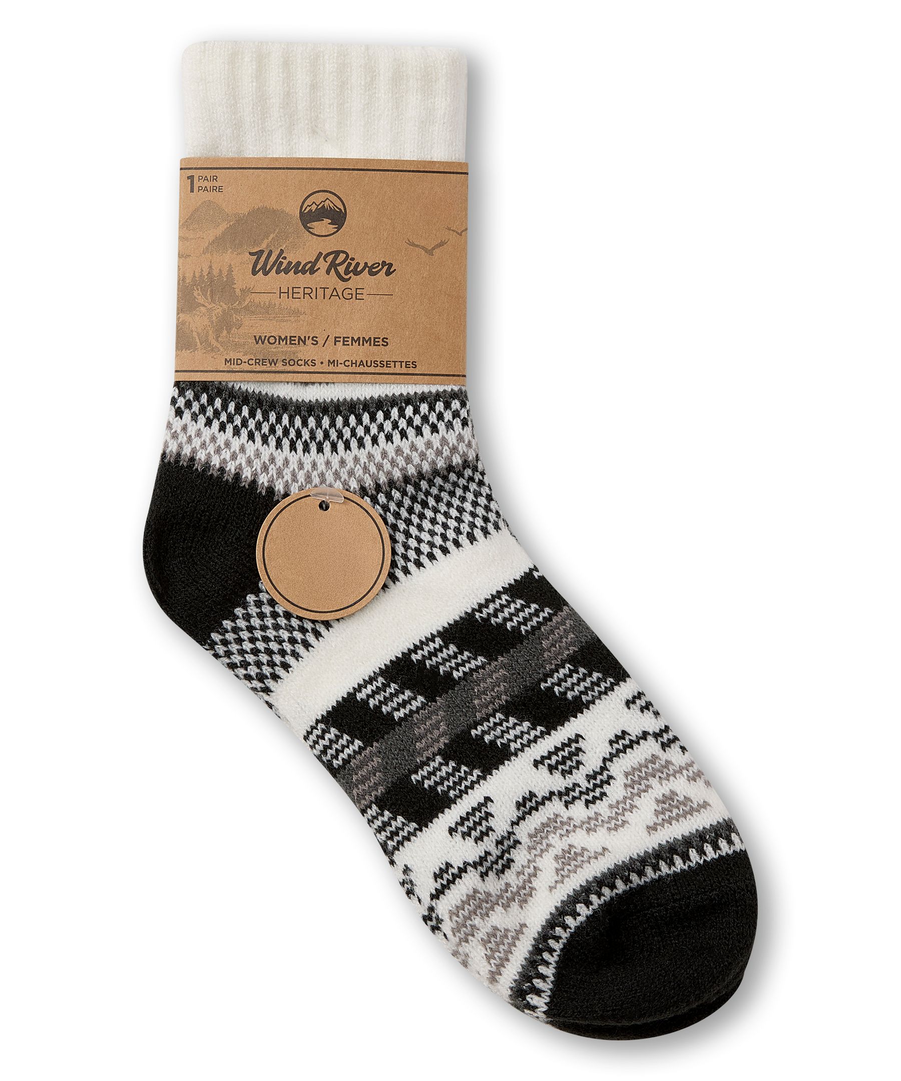 Chaussettes à rayures pour femmes, WindRiver