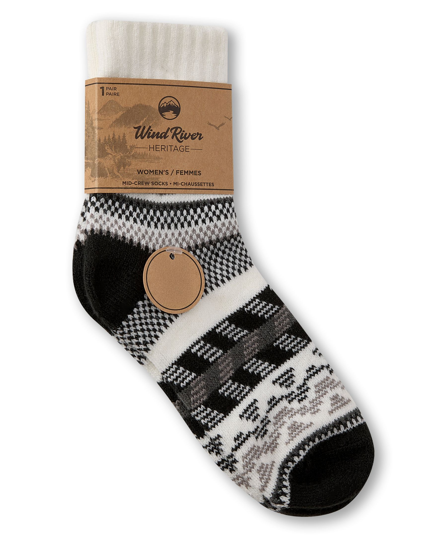 Chaussettes à rayures pour femmes, WindRiver