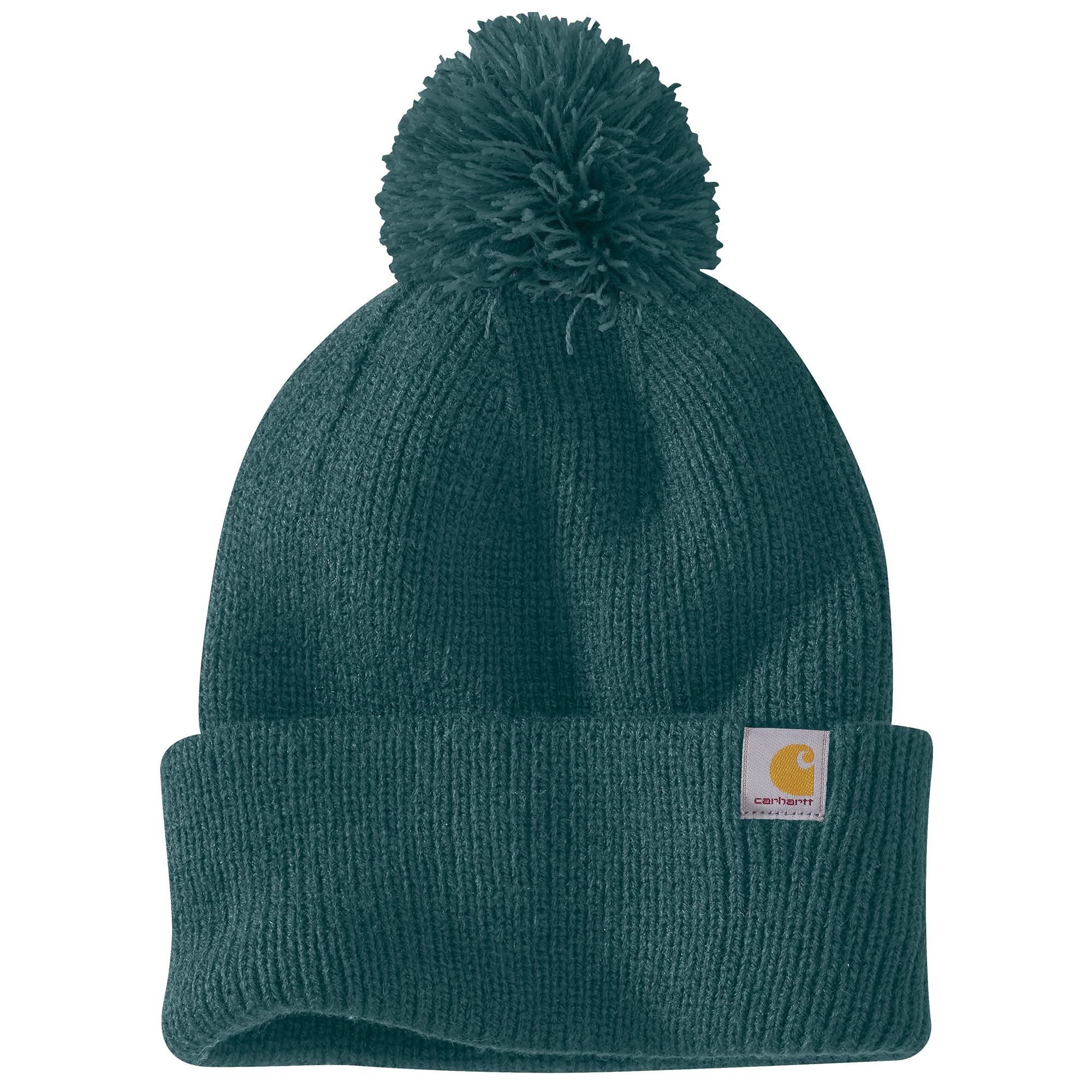 Bonnet à revers avec pompon en tricot pour femmes, Carhartt