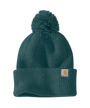 Carhartt Women's Knit Pom-Pom Cuffed Beanie