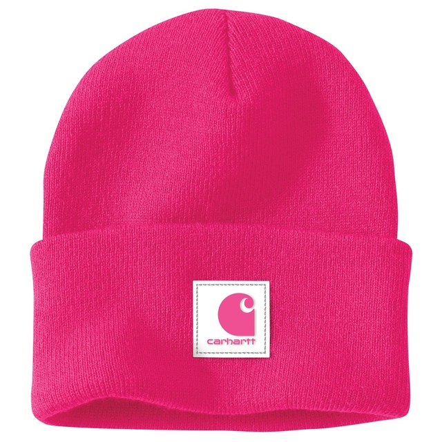 Tuque de travail à revers en tricot, Carhartt Front_Flat