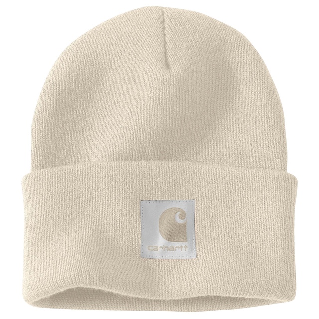 Bonnet à revers en tricot côtelé doublé en satin pour femmes, Carhartt