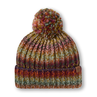 WindRiver Women's Heritage Knit Pom Toque Front_Flat