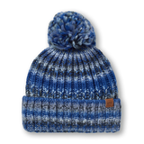 Tuque en tricot avec pompon pour femmes, Heritage, WindRiver Front_Flat