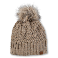 WindRiver Women's Heritage Knit Beanie Front_Flat