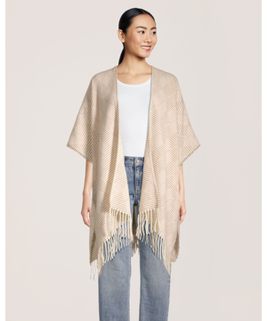 Denver Hayes Women's Fringe Ruana Scarf