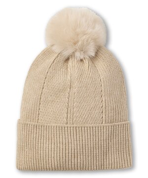 Denver Hayes Women's Fine Knit Pom Toque