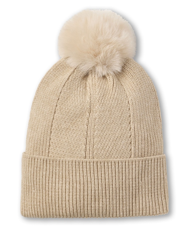 Denver Hayes Women's Fine Knit Pom Toque