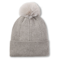 Denver Hayes Women's Fine Knit Pom Toque