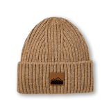 Bonnet en tricot côtelé épais pour femmes, Heritage, WindRiver Front_Flat