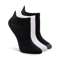 Shambhala Women's 3 pk Sport Performance Nylon Low Cut Socks Front_Angled_Right