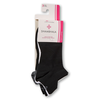 Shambhala Women's 3 pk Sport Performance Nylon Low Cut Socks Front_Flat