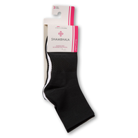 Shambhala Women's 3 pk Sport Performance Nylon Quarter Cut Socks Front_Flat