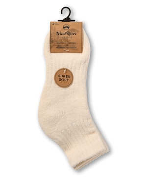 WindRiver Women's 2 pk Heritage Cushioned Quarter Sock