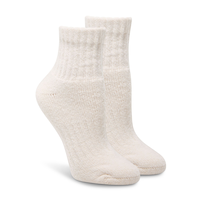 WindRiver Women's 2 pk Heritage Cushioned Quarter Sock Front_Angled_Right