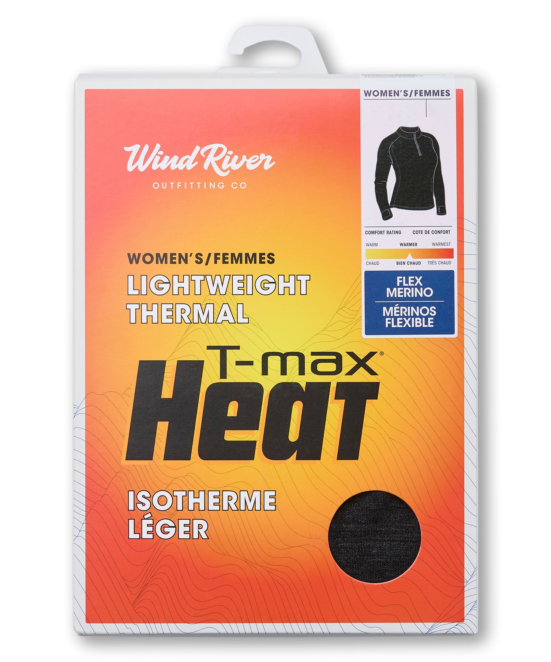 Haut T-Max en mélange de laine mérinos à col cheminée et à fermeture à glissière pour femmes, WindRiver