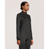 WindRiver Women's T-Max Heat Fleece Half-Zip Top Front_Angled_Right