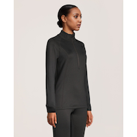 WindRiver Women's T-Max Heat Fleece Half-Zip Top Front_Angled_Right