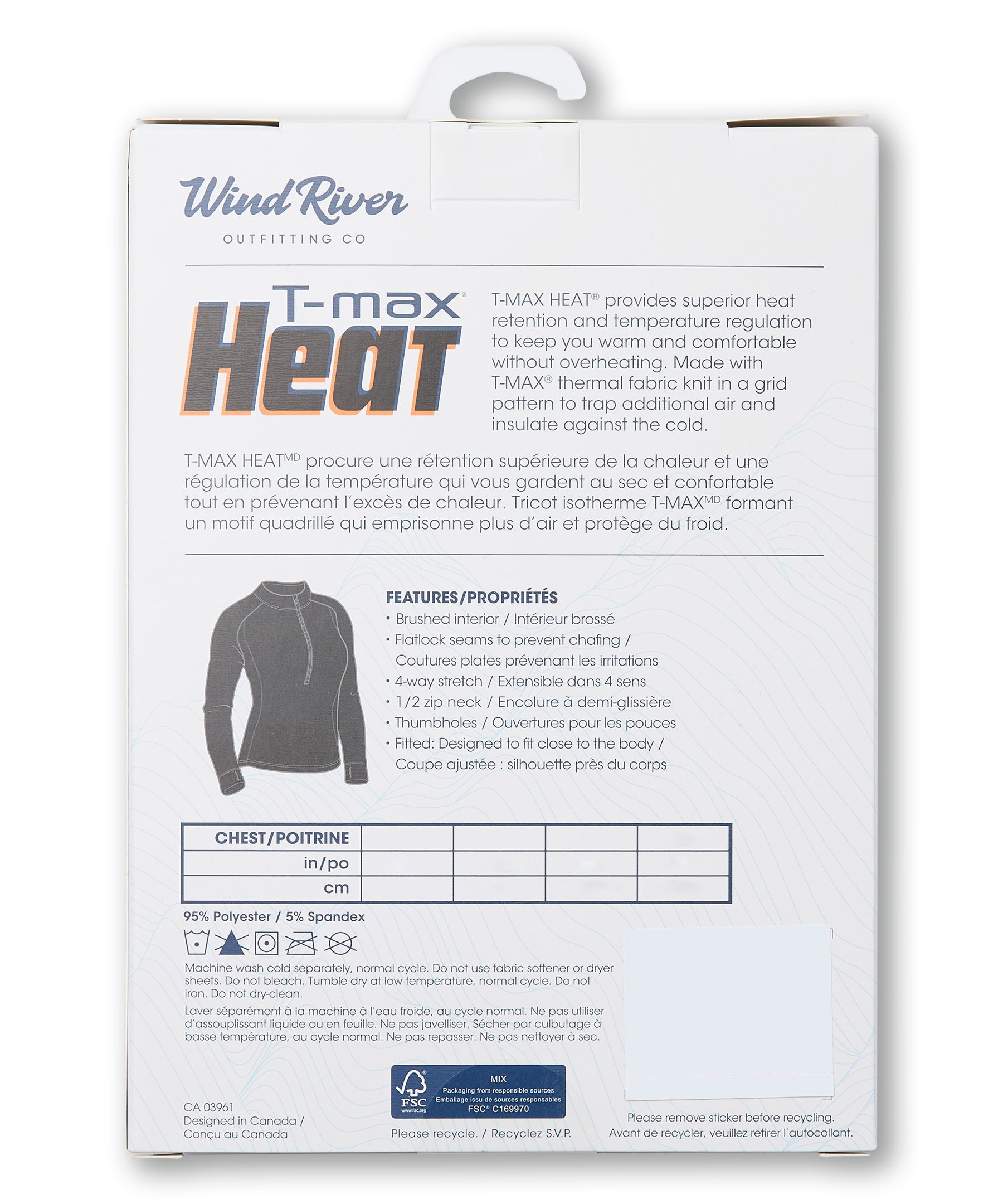 WindRiver Women's T-Max Heat Fleece Half-Zip Top