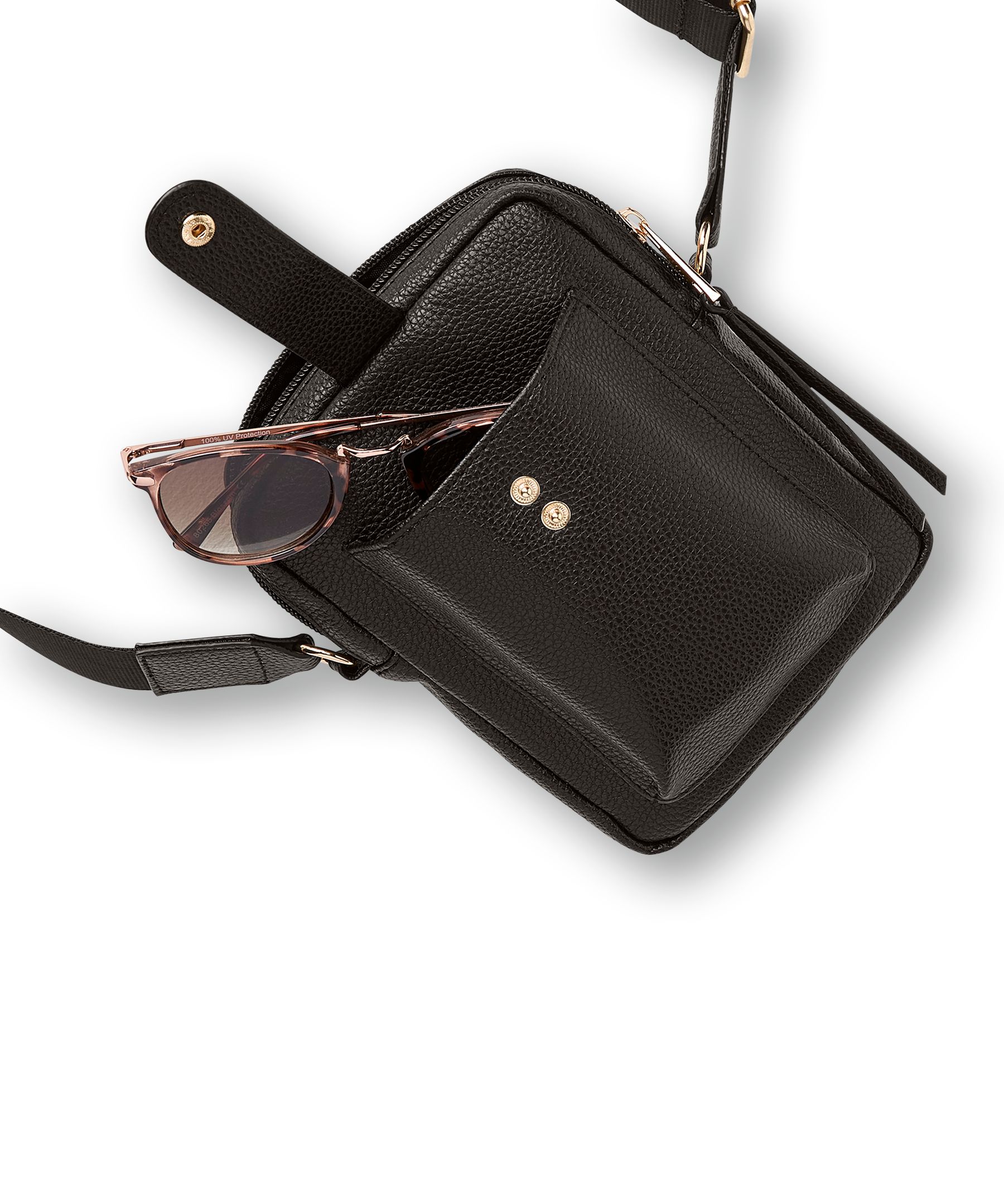 Sac à bandoulière avec étui pour écouteurs, pour femmes, Denver Hayes