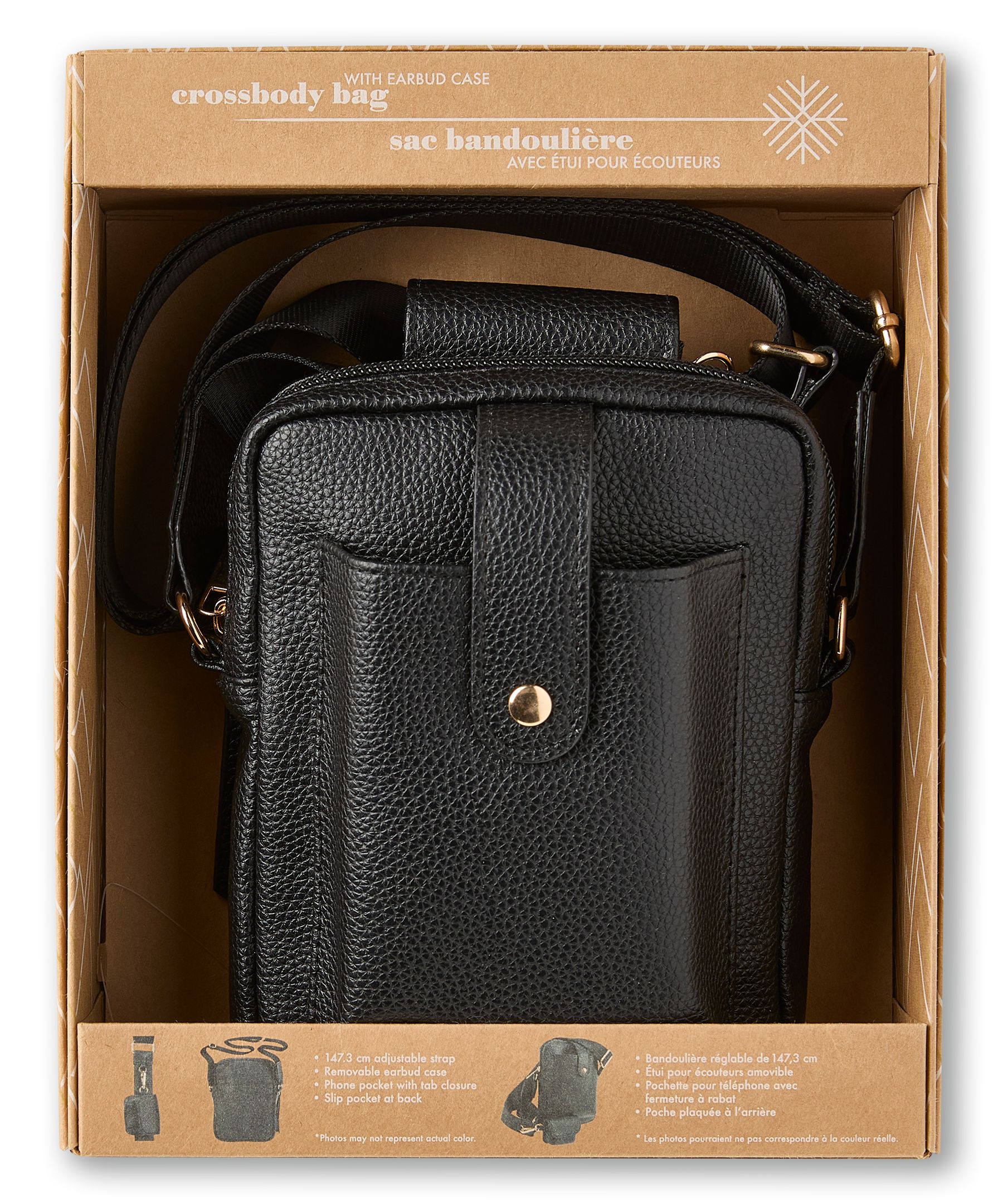 Sac à bandoulière avec étui pour écouteurs, pour femmes, Denver Hayes