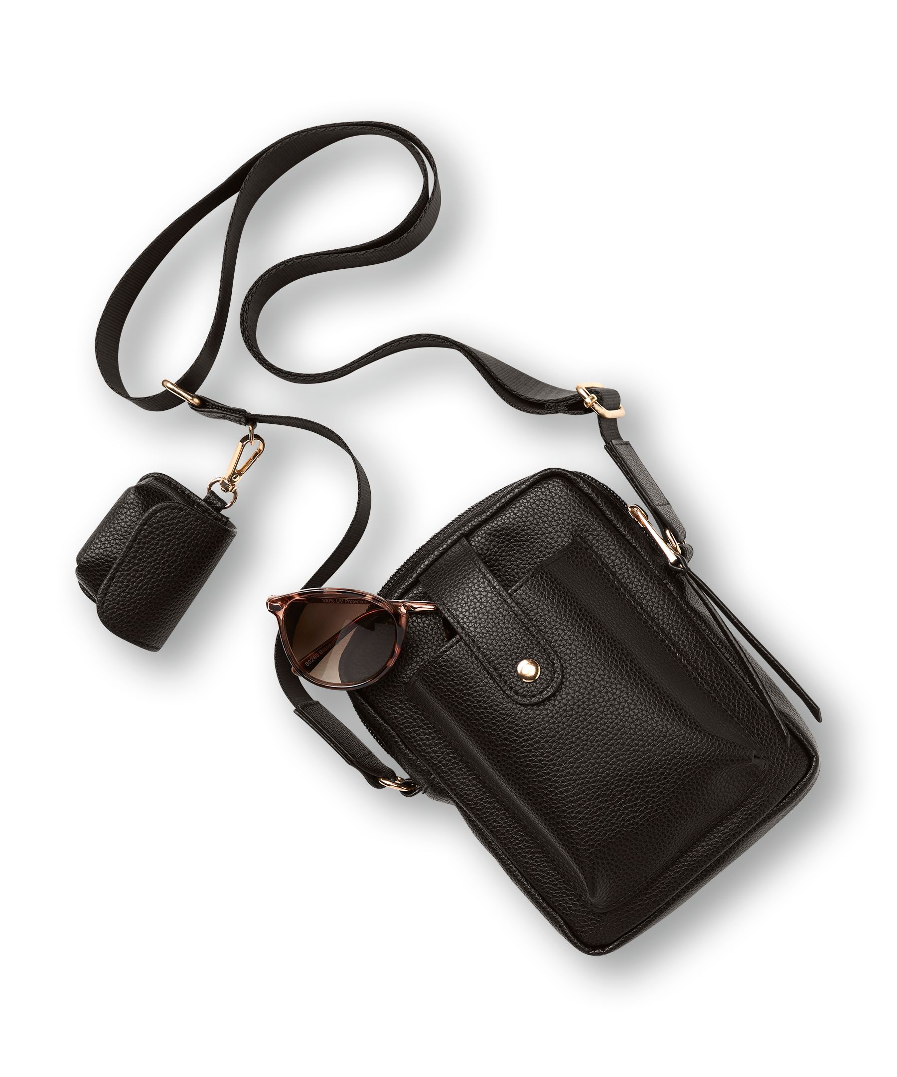 Sac à bandoulière avec étui pour écouteurs, pour femmes, Denver Hayes