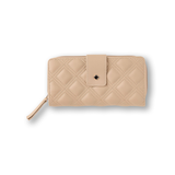 Denver Hayes Women's Wallet with Tab Flap and Back Zip Front_Flat