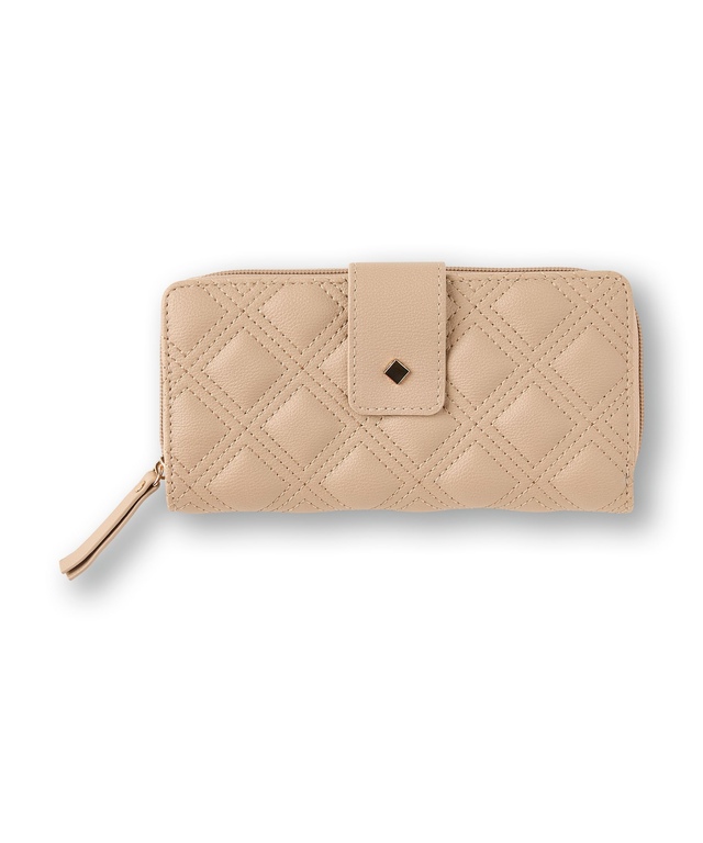 Denver Hayes Women's Wallet with Tab Flap and Back Zip