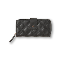 Denver Hayes Women's Wallet with Tab Flap and Back Zip