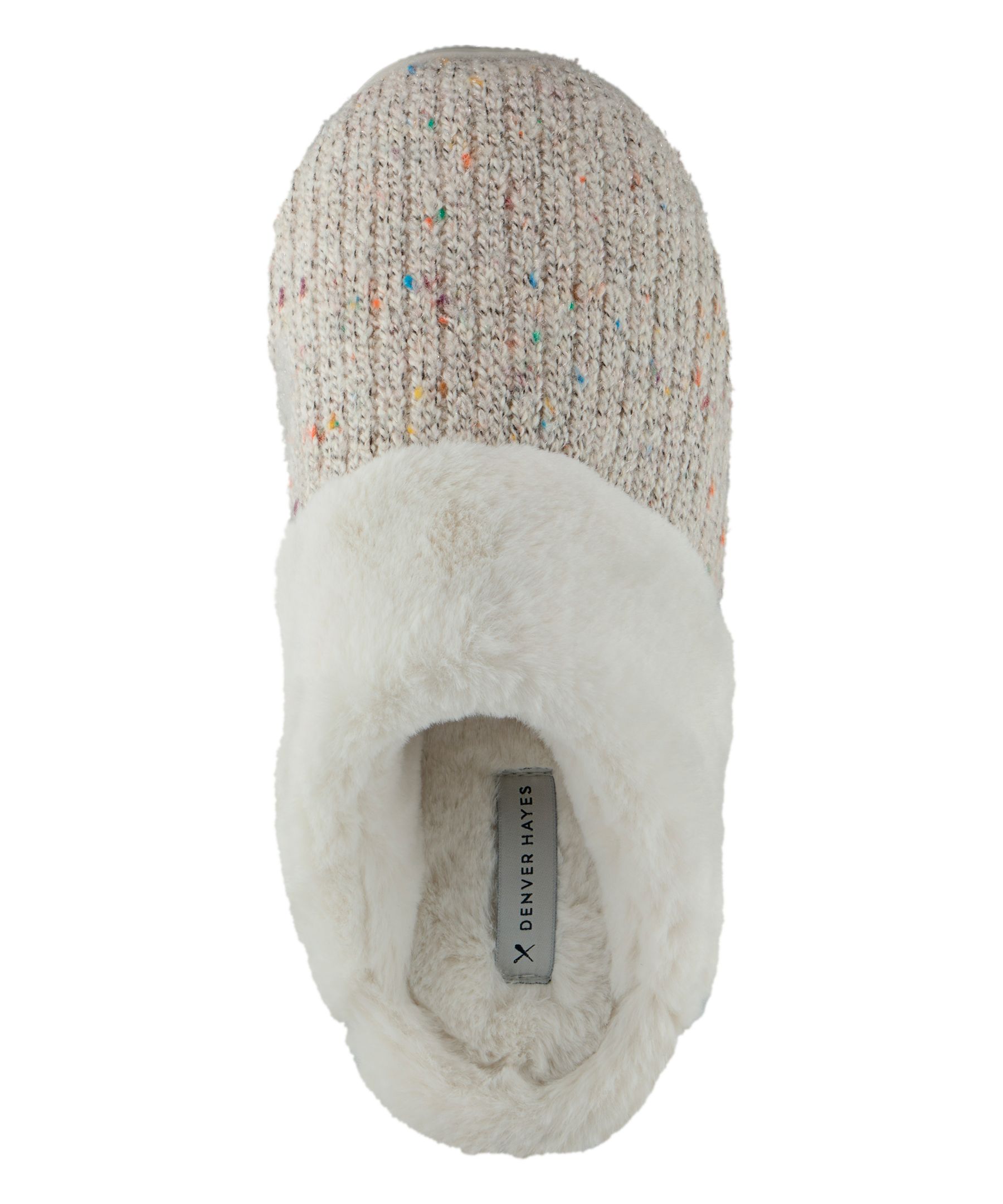 Denver Hayes Women's Knit Memory Foam Slippers