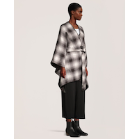 Denver Hayes Women's Ruana With Self-Tie Belt