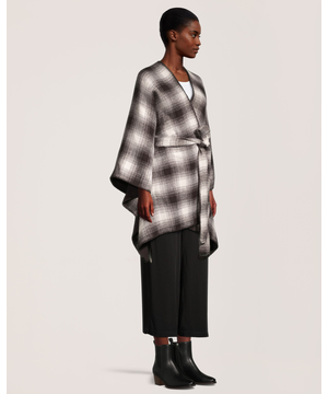 Denver Hayes Women's Ruana With Self-Tie Belt