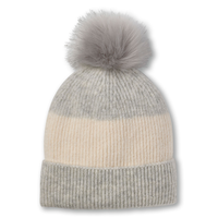 Denver Hayes Women's Fine Knit Cuff Pom Toque