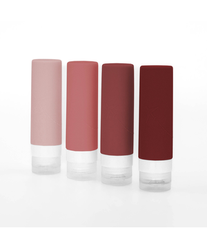 Ensemble de 4 bouteilles de voyage en silicone pour femmes, Women’s Mine, Vendor Labels